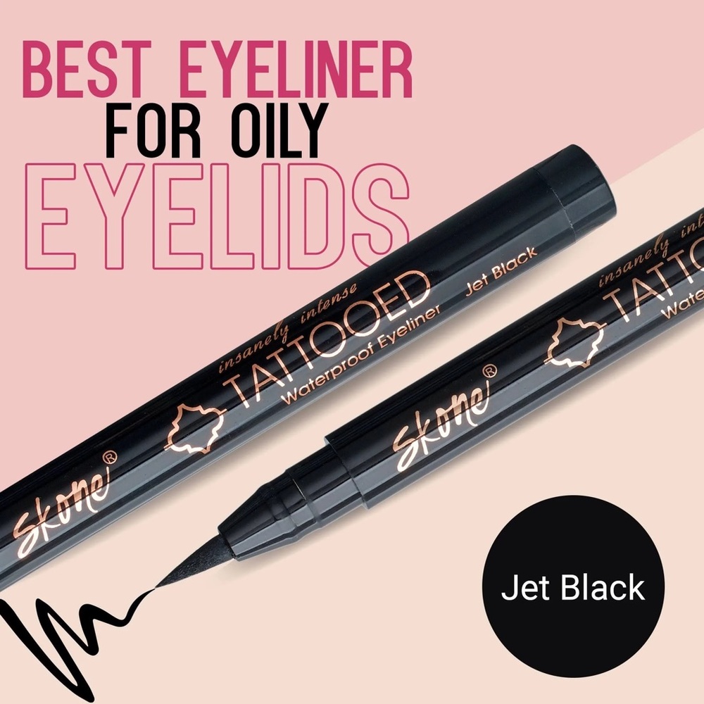 Skone - Insanely Intense Tattooed Eyeliner - Jet Black